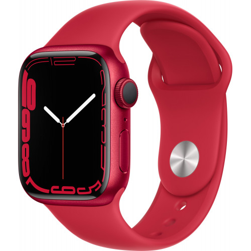 Apple Watch Series 7 GPS 41mm PRODUCT RED Aluminum Case With PRODUCT RED Sport Band (MKN23) UA